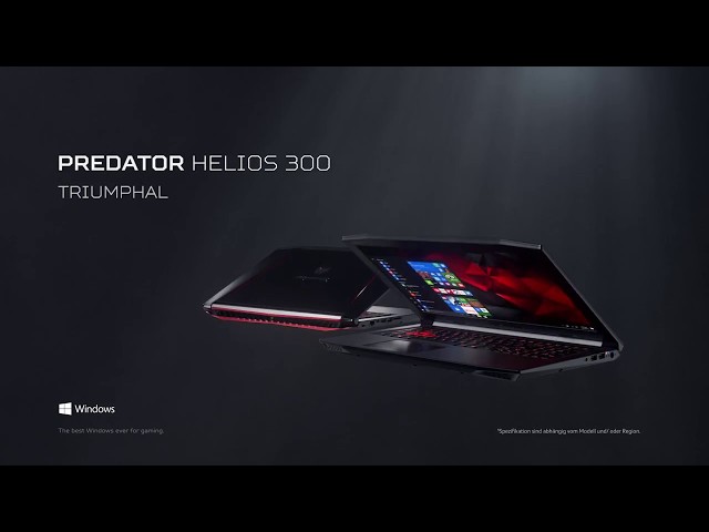 Video Teaser für Predator Helios 300 Gaming Laptop - Triumphal