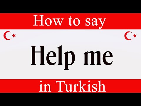 How To Say "Help Me" in Turkish | Learn Turkish Fast With Easy Turkish Lessons