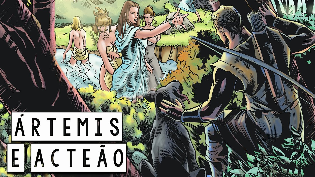 O Caçador Amaldiçoado - Ártemis e Acteão - Mitologia Grega em Quadrinhos - Foca na História
