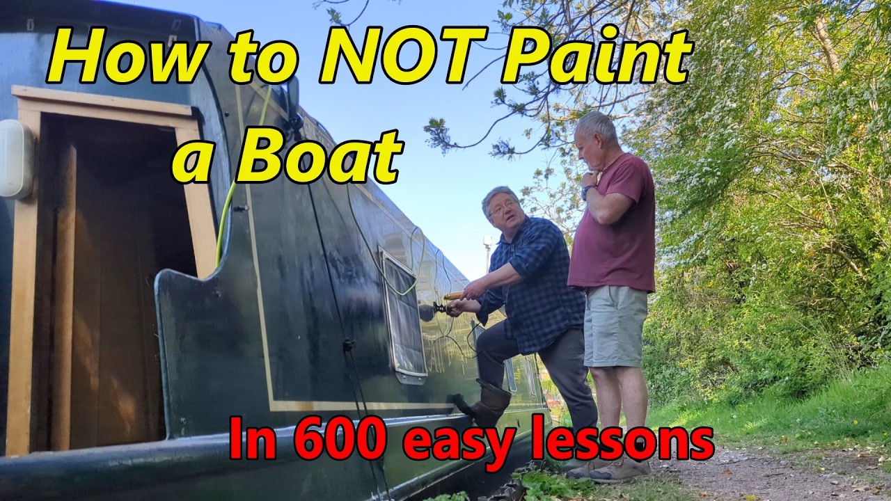 How NOT to Paint a Boat part 1