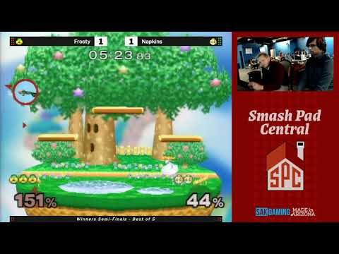 SPC 132 Winners Semis - Napkins (Peach) vs Frosty (Marth/Sheik)