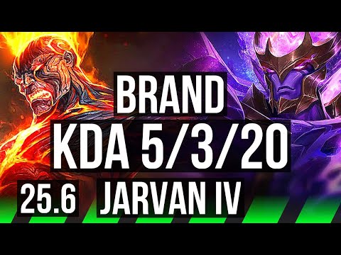 BRAND vs JARVAN IV (JGL) | 5/3/20 | EUW Master | 25.6