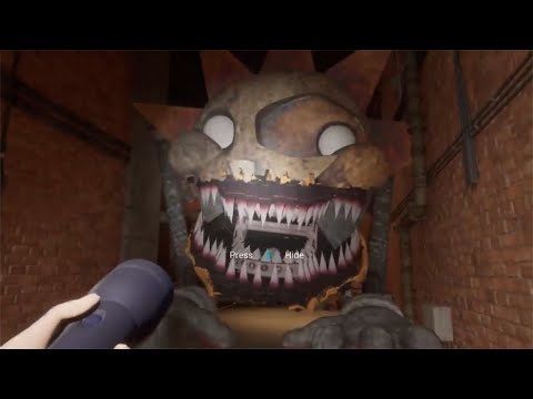 Giant Nightmare DJ Sun chases and hunts Gregory - Five Nights at Freddy's: Security Breach