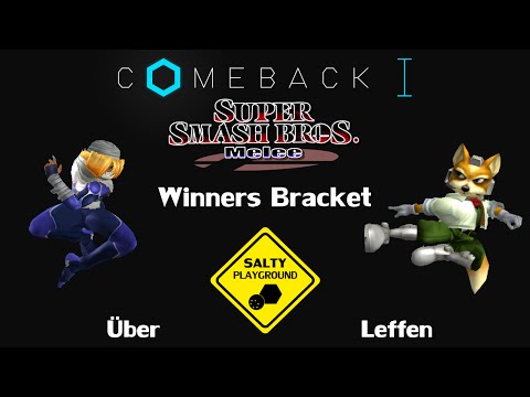 COMEBACK - Über (Sheik) vs Leffen (Fox) - Melee Winners Bracket