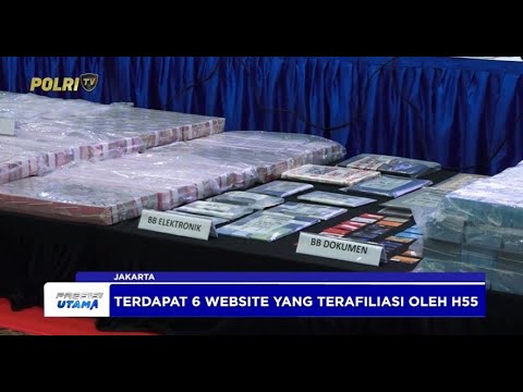 DITTIPIDSIBER BARESKRIM POLRI BERHASIL UNGKAP KASUS JUDI ONLINE H55