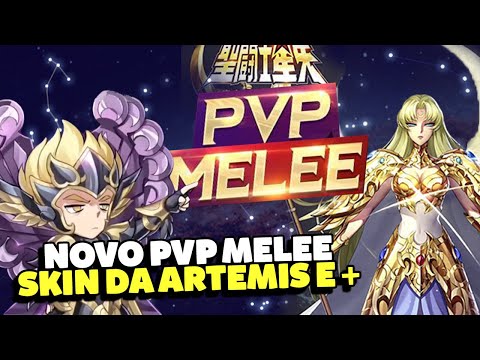 ANUNCIADO PVP MELEE PESADELO DA MENTE + SKIN DA ARTEMIS E + - Saint Seiya Awakening