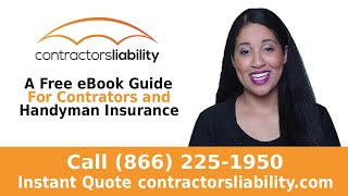 Introducing A Complete E-Book Guide For Contractors Insurance and Handyman