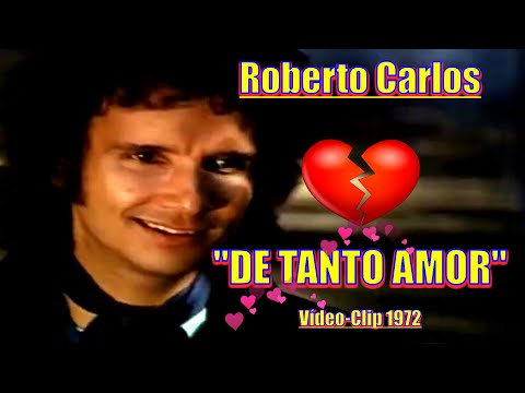 ROBERTO CARLOS - DE TANTO AMOR ''Vídeo Clip 1971'' - 4k