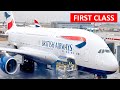 British Airways A380 First Class From London To Dubai Full Flight Concorde Room Tour