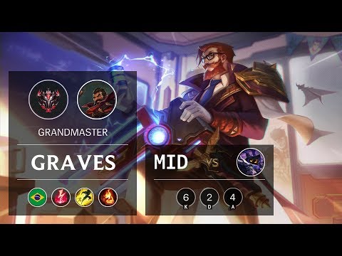Graves Mid vs Veigar - BR Grandmaster Patch 9.21