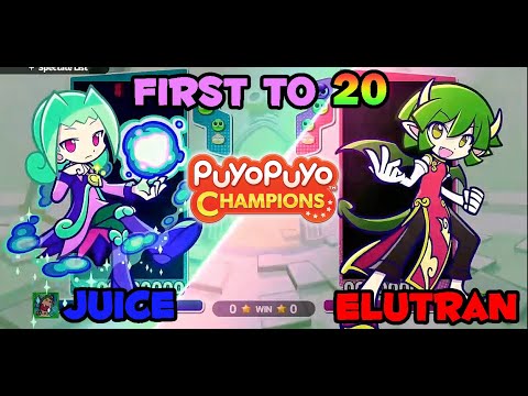 [Tritanopia] Puyo Puyo Champions: Juice (Rafisol) vs EluTran (Draco) FT20 ぷよぷよeスポーツ