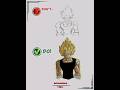How To Draw DBZ Part 5 Vegeta Akiratoriyama Dbz Animetutorial Youngartist