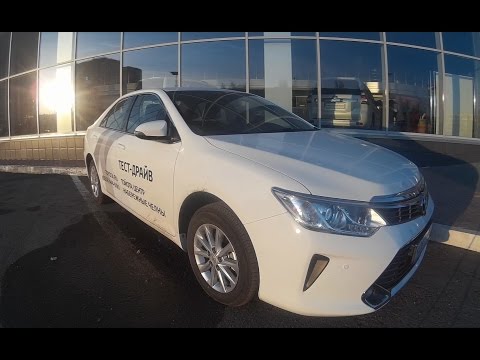 Toyota Camry 2016 2.0 тест драйв