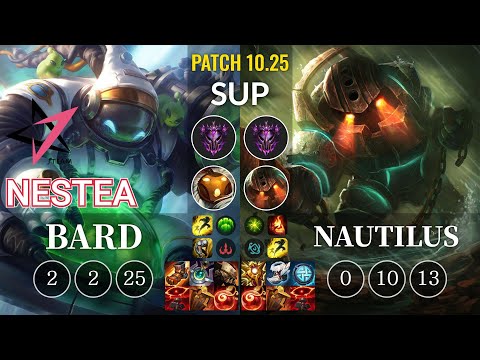 JT Nestea Bard vs Nautilus Sup - KR Patch 10.25