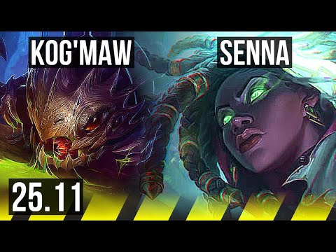 KOG'MAW & Nautilus vs SENNA & Bard (ADC) | EUW Master | 25.11