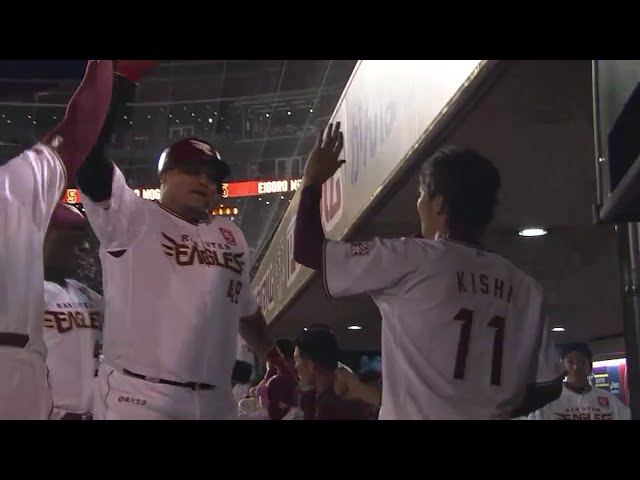 【8回裏】2試合連発!! イーグルス・アマダ―の大きな一発で追加点!! 2018/6/14 E-D