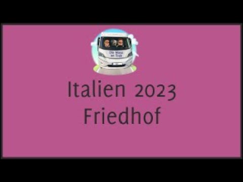 Italien 2023 /  Der wunderschöne Friedhof von Boretto