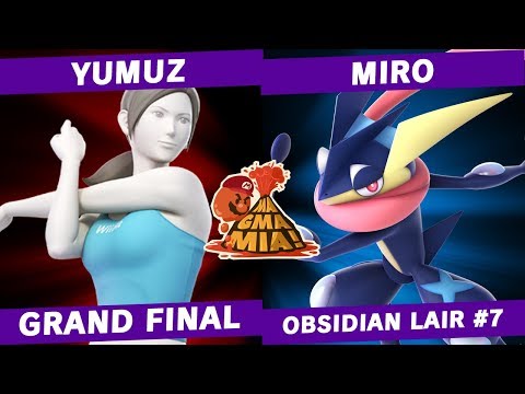 Yumuz (Wii Fit Trainer) vs miro (Greninja)  - GRAND FINAL - OBSIDIAN LAIR #7
