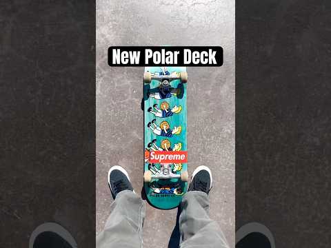 Set up a Polar Skateboard Deck for the first time 🛹 #skate #skateboard