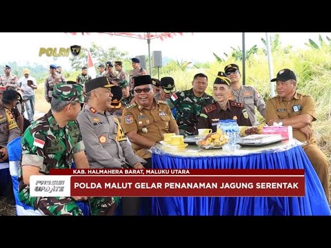PRESISI UPDATE: DUKUNG SWASEMBADA PANGAN, POLDA MALUT GELAR PENANAMAN JAGUNG SERENTAK 22/01/25 21.30