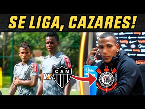 VEM PRO CORINTHIANS! OTERO MANDA RECADO AO VIVO PARA CAZARES