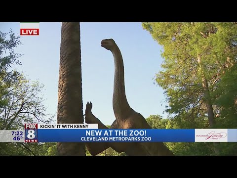 Prehistoric dinosaurs are roaming Cleveland Metroparks Zoo in Dino Cove