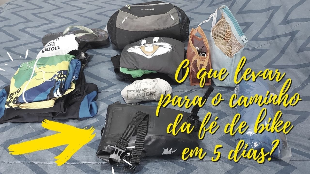 O que levar no caminho da fé de bike em 5 dias