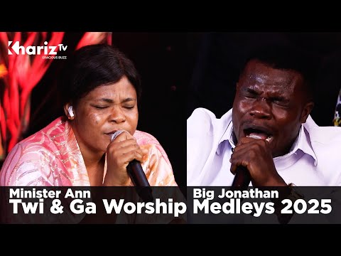 Twi & Ga Worship Medleys 2025 | Minister Ann & Big Jonathan | Live Ghana Gospel Worship Session