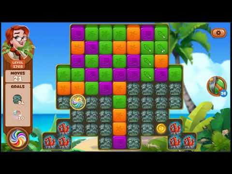 Lost Island Blast Adventure Level 1768 - NO BOOSTERS 🏝️ | SKILLGAMING ✔️