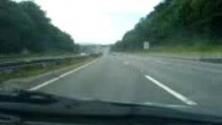preview picture of video 'No Speed Limit in Germany Nissan Primera 1,8 Von Wetter (Ruhr) Volmarstein nach Hagen West'