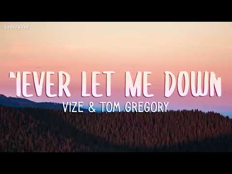 VIZE & Tom Gregory   Never Let Me Down Lyrics