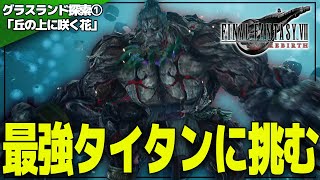 最強のタイタンに初っ端から挑んだら無理ゲー過ぎた【FF7 Rebirth 実況プレイ| グラスランド探索①】