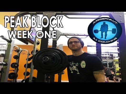 Peak Block Week One | Juggernaut AI Coaching