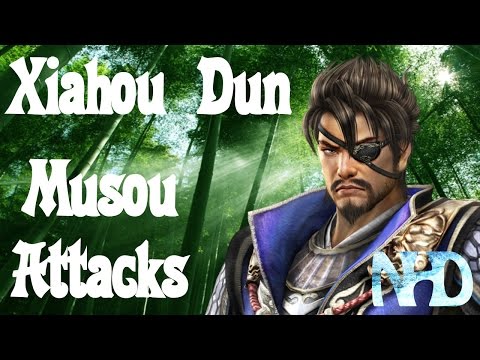 Dynasty Warriors: Xiahou Dun All Musou Attacks (DW2, DW3XL, DW4, DW5, DW6, DW7XL, DW8XLCE)