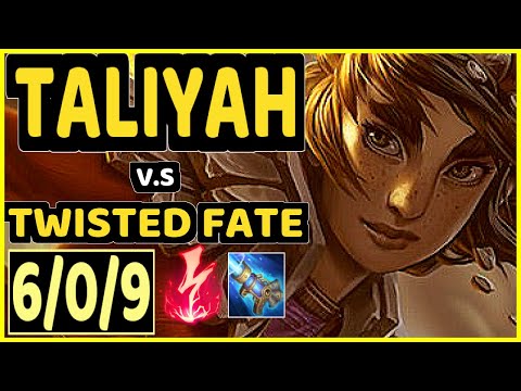 GREVTHAR (TALIYAH) vs TWISTED FATE - 6/0/9 KDA MID CHALLENGER GAMEPLAY - BR