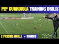 Pep Guardiola Training Drills / 2 Passing Drills