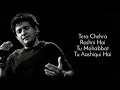 Tu Aashiqui Hai LYRICS K K Vishal Shekhar Tu Hai Aasmaan Mein Teri Yeh Zameen Hai Lyrics