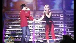 Gisela y David Bustamante Vivo por ella  Concierto Operación Triunfo