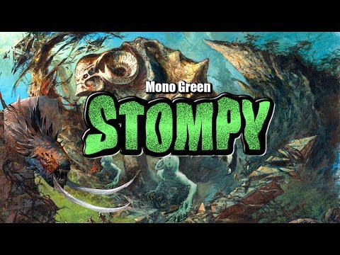 MTG Modern Mono Green Stompy vs Grixis Delver