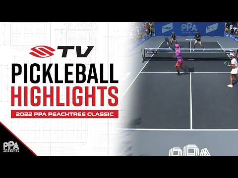 Ben Johns High Backhand Pickleball Highlight - 2022 PPA Peachtree Classic Mixed Doubles
