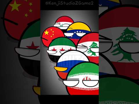 "Eternal Enemies" || «USA Vs Iran» || [ CountryBalls ] || #countryballs #shorts #edit ||