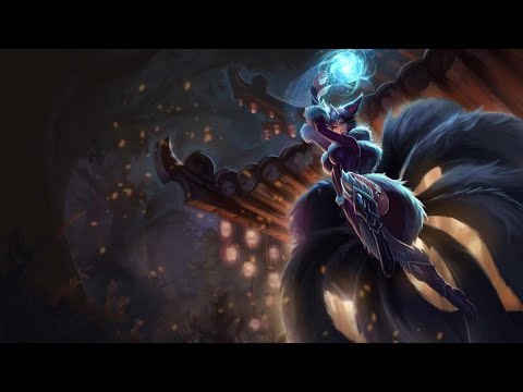 Midnight Ahri Skin Showcase | League of Legends