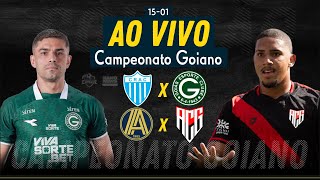 CRAC x Goiás e  Aparecidense x Atlético-GO - AO VIVO - Campeonato Goiano - 15/01/2026