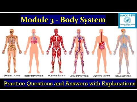 NACC - PSW Certification -  Module 3 - Body System | Exam Prep 🦵🫀🫁