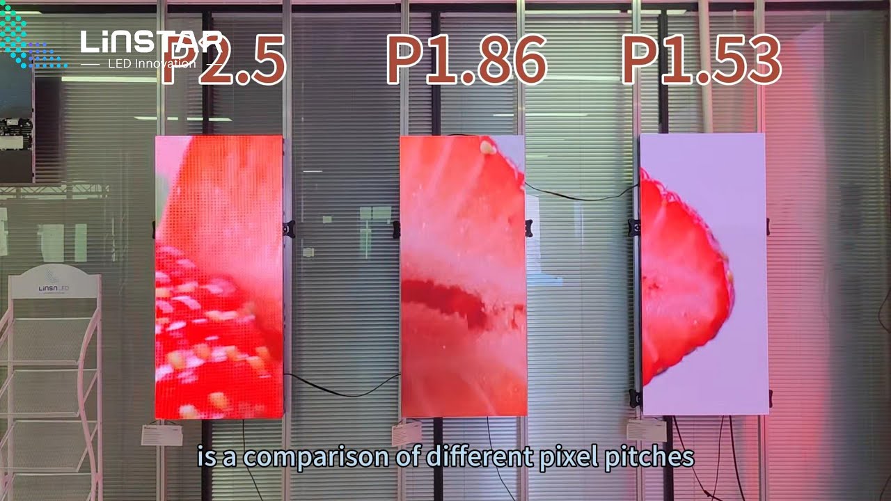 P2.5 vs P1.86 vs P1.53 Indoor LED Display Comparison | Which One Looks Better?
