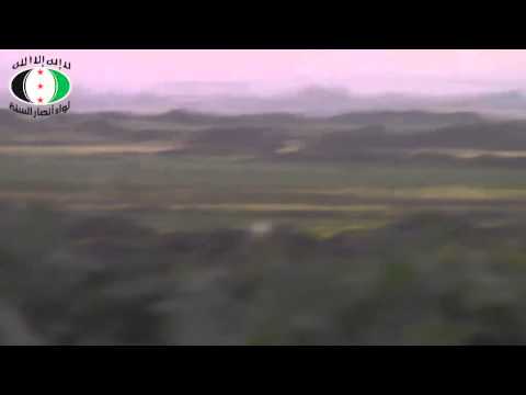 استهداف مقرات النظام من قبل لواء أنصار السنة برشاش 23 ضمن معركة السيطرة على بلدة جدية في ريف درعا