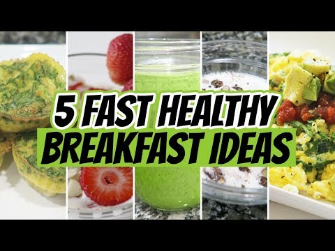 5 Quick Breakfast Ideas (HIGH PROTEIN RECIPES THAT ARE FAST AND TASTY) | LiveLeanTV