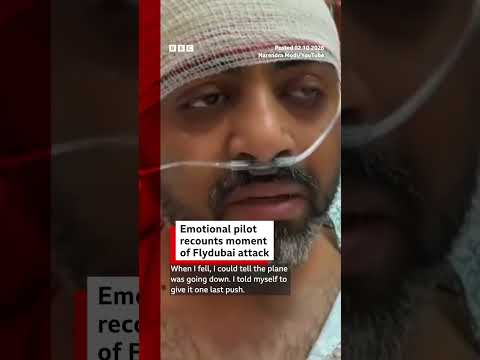 Emotional pilot recounts moment of Flydubai attack. #BBCNews
