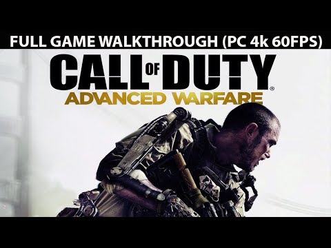 Call of Duty Advanced Warfare FULL Game Walkthrough - No Commentary (PC 4K 60FPS)