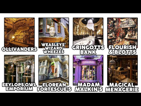 Every Wizarding SHOP in Harry Potter — Diagon Alley EXPLAINED in Detail